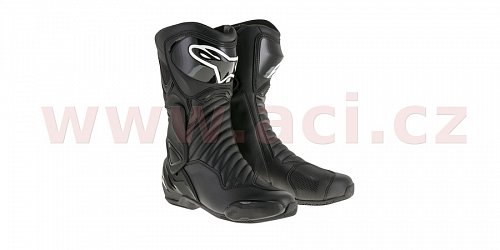 boty S-MX 6, ALPINESTARS - Itálie (černé)
